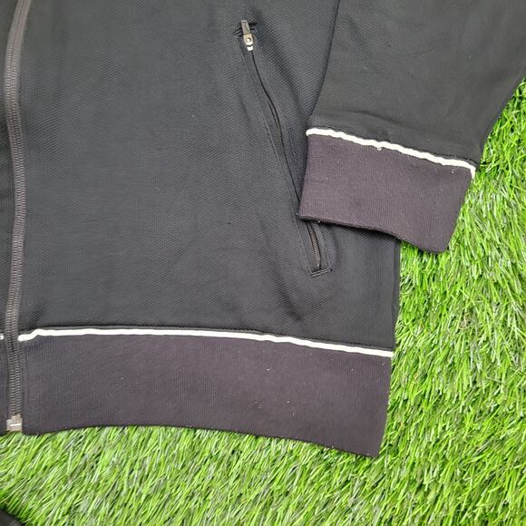 JMU Basketball Jacket Medium 22x28 Black Warm-Up - Picture 13 of 14